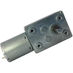 BEMONOC High Torque Dc 12v Low Speed 2RPM Reversible Worm Gear Motor of Miniature Metal Motor with Shaft 6mm
