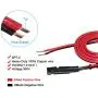 QIUCABLE SAE Quick Disconnect Extension Cable - 12Ft 16AWG SAE 2 Pin Bullet Quick Release Connector Lead Wire Harness, SAE Single Plug Battery Charging Cable for Solar Panel Car Truck Motorcycle