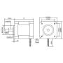 STEPPERONLINE Nema 17 Bipolar Stepper 0.9deg(400 steps/rev) 1.68A 44Ncm(62.3oz.in) Motor