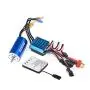 Surpass Hobby Blue 2445 3000KV Brushless Motor Shaft 2.3mm + Brushless 35A ESC + Programming Card for 1/16 RC Car