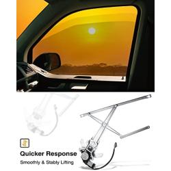 A-Premium Electric Power Window Regulator with Motor Compatible with Honda CR-V 1997-2001 Sport Utility Front Left Driver Side