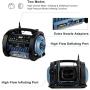 Tire Inflator Air Compressor, 12V DC / 120V AC Dual Tire Pump For Bike, Car Tires, Air Mattres Bed with Deflation and Inflation Modes, Dual Powerful Motors, Digital Pressure Gauge, C P CHANTPOWER