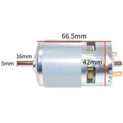 CHANCS Electric Motor 775 DC Motor 12V 10000RPM 24V 20000RPM With Seat Mounting Bracket Brush Small DC Motor