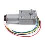 DC Worm Gear Motor 12V High Torque Reduction Gear Box with Encoder Srong Self-Locking 6mm Output Shaft(40RPM)