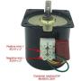 Bringsmart 60ktyz 15rpm Ac Motor Low Noise Gearbox Electric Motor Barbecue High Torque Low Speed 110V Synchronous AC Reduction Motor (110V 15rpm)