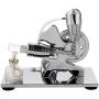 Teerwere Stirling Engine Motor Stirling Engine Model Electric Generator Physics Experiment Steam Power Toy (Color : Silver, Size : One Size)