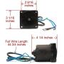The ROP Shop | Tilt & Trim Motor for 1991 Evinrude 225HP, E225TXEIC, 175HP, E175STLEID Engines