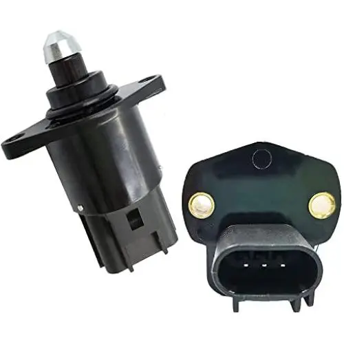 HiSport Throttle Position Sensor + Idle Air Control Valve Compatible with Jeep Wrangler Pickup, Iac Valve AC176, 2H1094, 4874373, 04874373, 4874373AB, TPS 5019411AB TH415 5019411AA