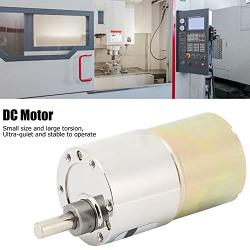 XD-37GB520 DC Reduction Motor , Controllers Motor Speed Controllers Electric Gearbox with Bracket Governor Adjustable Low Speed 24V CW/CCW for Micro Machinery[20rpm/min ]