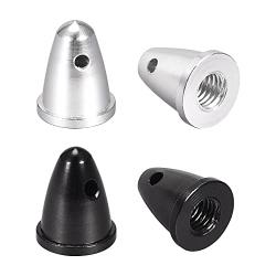 uxcell 4pcs M5x10 Motor Propeller M5 Cap Nut Prop Round Clamp Fixed Adapter for 1806 2204 2205 2206 2208 Brushless Motor