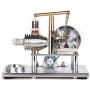 Sunnytech Hot Air Stirling Engine Motor Generator Education Toy Electricity SC02M-M16-22-D