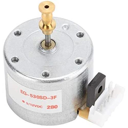 Ymiko DC 12V Vinyl Record Recorder Turntables Motor 3-Speed Brush 25mm Turntables Motor Kit