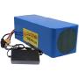 Wnicek 36V 30Ah 10S 8P E-Bike Battery Waterproof PVC Battery Pack Lithium-Ion Electric Scooters Battery Fits for 200W 350W 500W 750W Electric Bike Motor with BMS + Charger