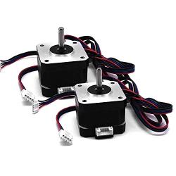 (Pack of 2pcs) NEMA17 Stepper Motor High Torque Bipolar DC Step Motor Kit by MOTOU