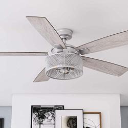 Honeywell Ceiling Fans 51460-01 Carnegie Ceiling Fan, 52, Pewter
