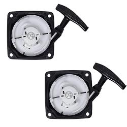 MC43 63022 Pull Starter Recoil for Compatible with Harbor Freight Predator Earth Auger MC43 52cc 2HP 2 Stroke Parts(Pack of 2)