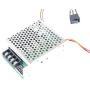 KNACRO PWM DC Motor Driver 40A DC 12V 18V 24V 36V 48V (10-50V) Forward Reverse Switch Brush Motor Inverted Module Metal Protective housing Maximum Power 2000W Digital Display
