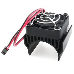 ZZHXSM Model Car General RC Car Trolley Heat Dissipation 380 540 550 Motor Radiator with Cooling Fan 36mm ID for RC Car Truck Buggy Crawler