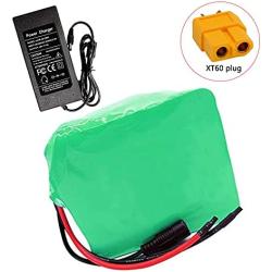 Wnicek 24V 15000mAh E-Bike Li-ion Battery Pack 15Ah 6S 6P Battery for 250W 350W Motor for Electric Tools Model Aircraft Power Wheelchairs with Charger+ BMS