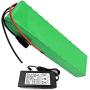 Jieoto 24V 12Ah Battery E-Bike Lithium Battery Pack, Li-Ion Battery with Charger, for 200W ~ 500W Motor, Electric Bike Motorcycle Scooter