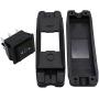 TWTADE Momentary Polarity Reverse Switch DC 12V 10A Motor Control 6 Pin 3 Position (ON)-Off-(ON) AC 110V-220V Black Boat Rocker Toggle Switch with Solid Shell Installed H-012-KCD2-223-JT-DJ