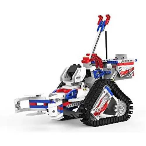 UBTECH JIMU Robot Competitive Series: Champbot Kit/ App-Enabled Building & Coding STEM Robot Kit (522 Pcs) from Robotics , Blue