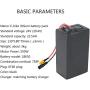 Wnicek 24V E-Bike Lithium Battery 10Ah 12.5Ah 15Ah 17.5Ah 20Ah 22.5Ah 25Ah Battery Pack for 200W-600W Motor for Electric Scooters Electric Tools with BMS+ Charger