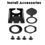 USB Mounting Cable, GOSYSONG USB 2.0 + 3.5mm AUX Car USB Mount Flush Cable, Waterproof Mount Cable 3ft–USB Extension Flush, Dash Panel Mount Cable for Car, Boat,Truck,Motorcycle and More