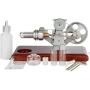 Sunnytech Hot Air Stirling Engine Education Toy Electricity Power Generator LED (FD01)