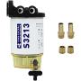 S3213 Fuel Water Separator Marine Kit, 10 Micron Filter Effect is Suitable for 3/8 Inch Npt Outboard Motor Mercury 35-60494-1, 18-7932-1, 18-17928, 35-809097