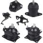 JDMON Compatible with 6Pcs Engine Motor Mount Transmission Mount Honda Accord 2.4L 2003-2007 Auto Transmission Compatible with A4509 A4510 A4516 A4517 A4526HY A4542