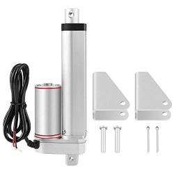 DC 24V 6Inch 150mm Stroke Linear Actuator, Maxmium Lift 750N 165lbs Heavy Duty, for Electric Medical Bed Lifting Rod Vehicles Vessels Window Door