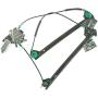 Front Left Driver Side Power Window Regulator with Motor for Chevrolet Corvette 1997-2004