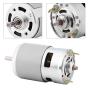 FTVOGUE Brushed Magnet DC Motor 12V 0.32A 150W 13000-15000RPM DC Motor Large Torque High Power for Electric Tools
