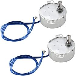 Jutagoss Synchronous Motor,TYC-50 Single Flat Shaft Direction CCW, 4 Watt AC 110V 15-18 RMP, 2 Pcs