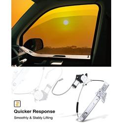 A-Premium Electric Power Window Regulator with Motor Compatible with Ford Escape 2008-2012 Mercury Mariner Mazda Tribute 2008-2011 Rear Right Passenger Side