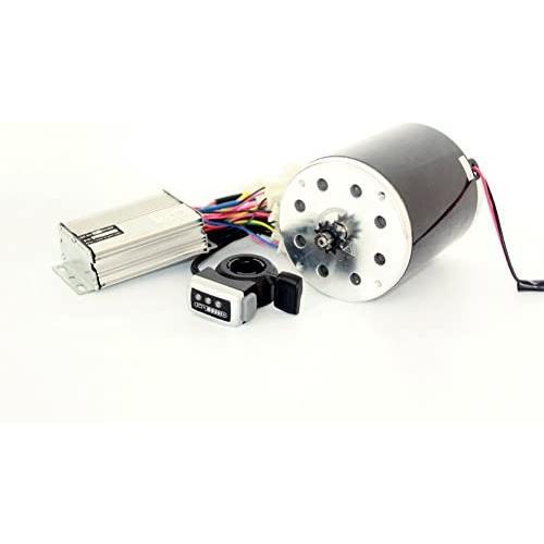 L-faster 36V48V 1000W Unitemotor MY1020 Motor with Throttle and Controller High Power Electric Scooter Chain Drive Engine DIY Gocart Kit