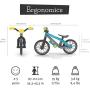 Chillafish BMXie Moto Multi-Play Balance Trainer with Real VROOM VROOM Sounds and Detachable Play Motor, Included Child-Safe Screwdriver and Screws, Adjustable seat, for Age 2-5 Years, Blue