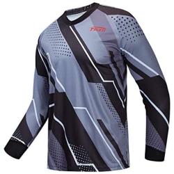 JPOJPO Downhill Cycling Jersey Mens Racing Jersey Long Sleeve MTB Bicycle Clothing Bike Shirt Motorcycle S-4XL