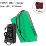 Jieoto 48V 15Ah E-Bike Lithium Battery 18650 13S 5P Battery Pack for 1000W 750W 500W 350W 250W 200W Motor for Electric Tricycles, Electric Scooters Electric Motorcycles with Charger