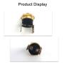 Fielect KSD301 Thermostat Temperature Control Switch,Adjust Snap Disc Temperature Switch 100°C Copper M4 Normally Closed 1 Pcs