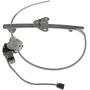 Dorman 741-769 Front Passenger Side Power Window Motor and Regulator Assembly Compatible with Select Jeep Models , Black