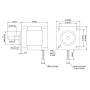 STEPPERONLINE 3PCS Nema 17 Stepper Motor 84oz.in 2A 48mm 4-Wire 1m Cable for DIY CNC 3D Printer CNC Robot