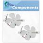 2-Pack 97012248 Range Hood Fan Motor Replacement for Kenmore & Broan Range Hood - Compatible with Part Number S97012248, AP4527731, 1172615, 97005161, 97011218, 97012248, 97012248A, 97012248B