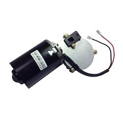 BEMONOC High Torque PMDC Right Angle Gear Motor 12V Reversible 50 RPM (Right Gear-Box) with Threaded Shaft