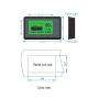 HENGSHAN 500A Battery Monitor Main AUX Dual Voltage Relay Control High and Low Voltage Programmable Alarm Compatible with Battery 10-120V for Boat Caravan RV Motorhome