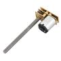 DC 12V Gear Motor, 1024GA20 Thread Flip N20 Gear Motor M4 x 55mm Shaft(12V 100RPM)