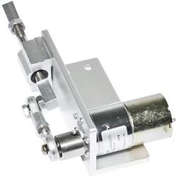 BEMONOC DIY Reciprocating Cycle Linear Actuator Kit with DC Gear Motor 24 Volt 200RPM Stroke 5/10mm With Switching Power Supply & Speed Controller