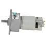 24V Mini DC Gear Motor, 35W Metal Speed Adjustable Large Torque Motor CW/CCW(24V 200rpm)