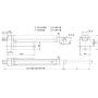 BEMONOC DC 12V Linear Actuator Motor Stroke 150mm 6 inch Heavy Duty 1500N Low Speed 4mm/s